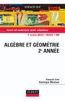Algebre et geometrie - 2e annee