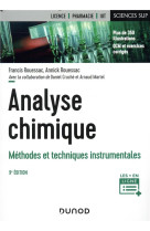 Analyse chimique - methodes et techniques instrumentales (9e edition)