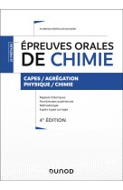 Je prepare : epreuves orales de chimie - capes /agregation - physique/chimie (4e edition)