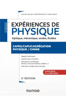 Je prepare : experiences de physique - optique, mecanique, ondes, fluides (5e edition)