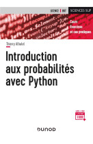 Introduction aux probabilites avec python : cours, exercices et cas pratiques