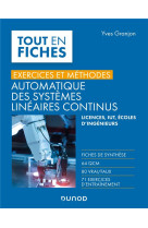 Automatique des systemes lineaires continus : exercices et methodes