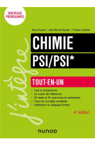 Chimie - psi/psi* - tout-en-un (4e edition)