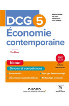 Dcg 5 : economie contemporaine - manuel (edition 2023/2024)