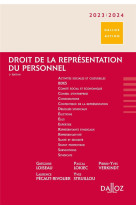 Droit de la representation du personnel 2023/2024 2ed