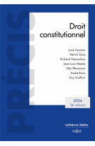 Droit constitutionnel 2024 26ed