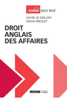 Droit anglais des affaires