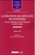 La prevention des difficultes des entreprises - etude comparee de droit francais et droit ohada