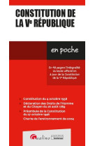 Constitution de la ve republique (12e edition)