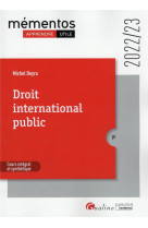 Droit international public - cours integral et synthetique