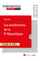 Les institutions de la ve republique : cours integral et synthetique - tableaux et schemas (15e edition)