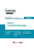 Droit constitutionnel - l1 - 3 copies reelles d'etudiants annotees et corrigees - 10 dissertations -