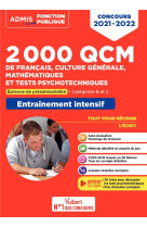 2000 qcm de francais, culture generale, mathematiques et tests psychotechniques - epreuve de preadmissibilite