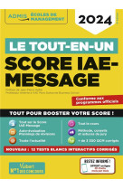 Le tout-en-un score iae-message - 12 sujets blancs corriges interactifs - fil d'actu offert - select