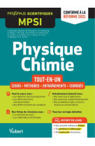 Physique-chimie mpsi - tout-en-un - cours - synthese - methodes detaillees - exercices corriges conf