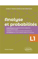Analyse et probabilites : licence 1re annee - cours et travaux diriges de mathematiques