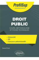 Droit public : cours, methodologie et fiches techniques
