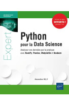 Python pour la data science - analysez vos donnees par la pratique avec numpy, pandas, matplotlib et seaborn