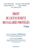Droit du licenciement des salaries proteges (6e edition)