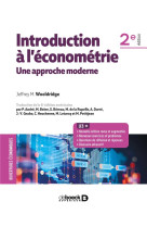 Introduction a l'econometrie - une approche moderne (2e edition)