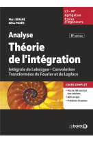 Analyse - theorie de l'integration - convolution, transformees de fourier et de laplace - l3 - m1 -
