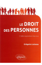 Droit des personnes  -  2e edition mise a jour et augmentee