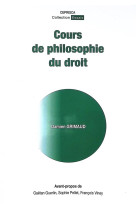 Cours de philosophie du droit