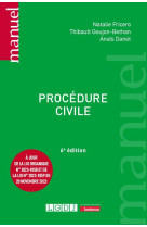 Procedure civile - a jour de la loi organique n 2023-1058 et de la loi n 2023-1059 du 20 novembre