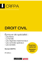Droit civil - crfpa - examen national session 2024