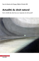 Actualite du droit naturel - de la vitalite des doctrines aux impenses du droit