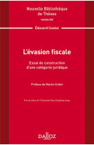 L'evasion fiscale tome.222