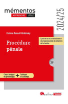Procedure penale - a jour de la loi d'orientation et de programmation du ministere de la justice