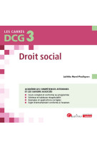 Dcg 3 - droit social : cours et applications corrigees