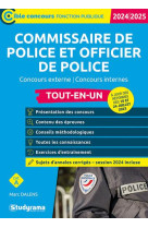 Cible concours fonction publique - commissaire de police et officier de police  tout-en-un (categori