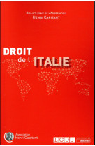 Droit de l'italie