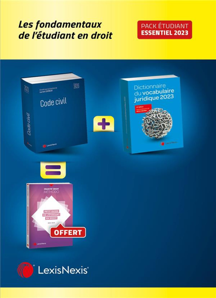 PACK ETUDIANT ESSENTIEL 2023 - COLLECTIF - Lexis Nexis/Litec