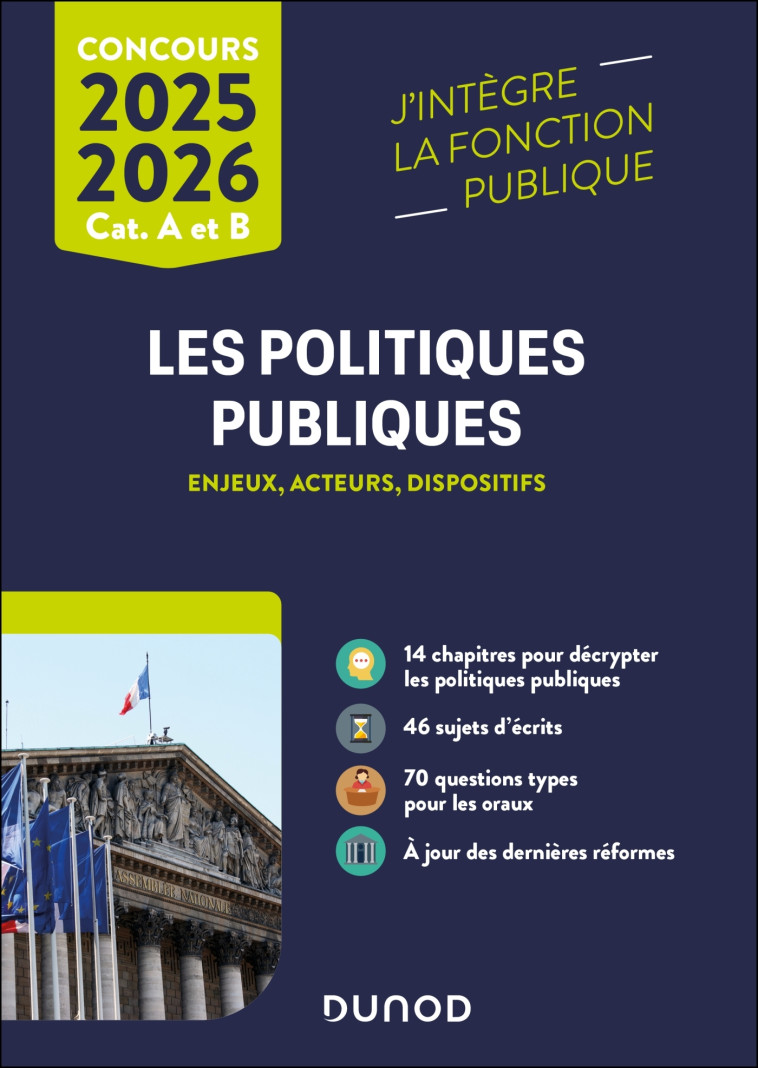 LES POLITIQUES PUBLIQUES 2025-2026 - CATEGORIES A ET B - HORUSITZKY PATRICK - DUNOD