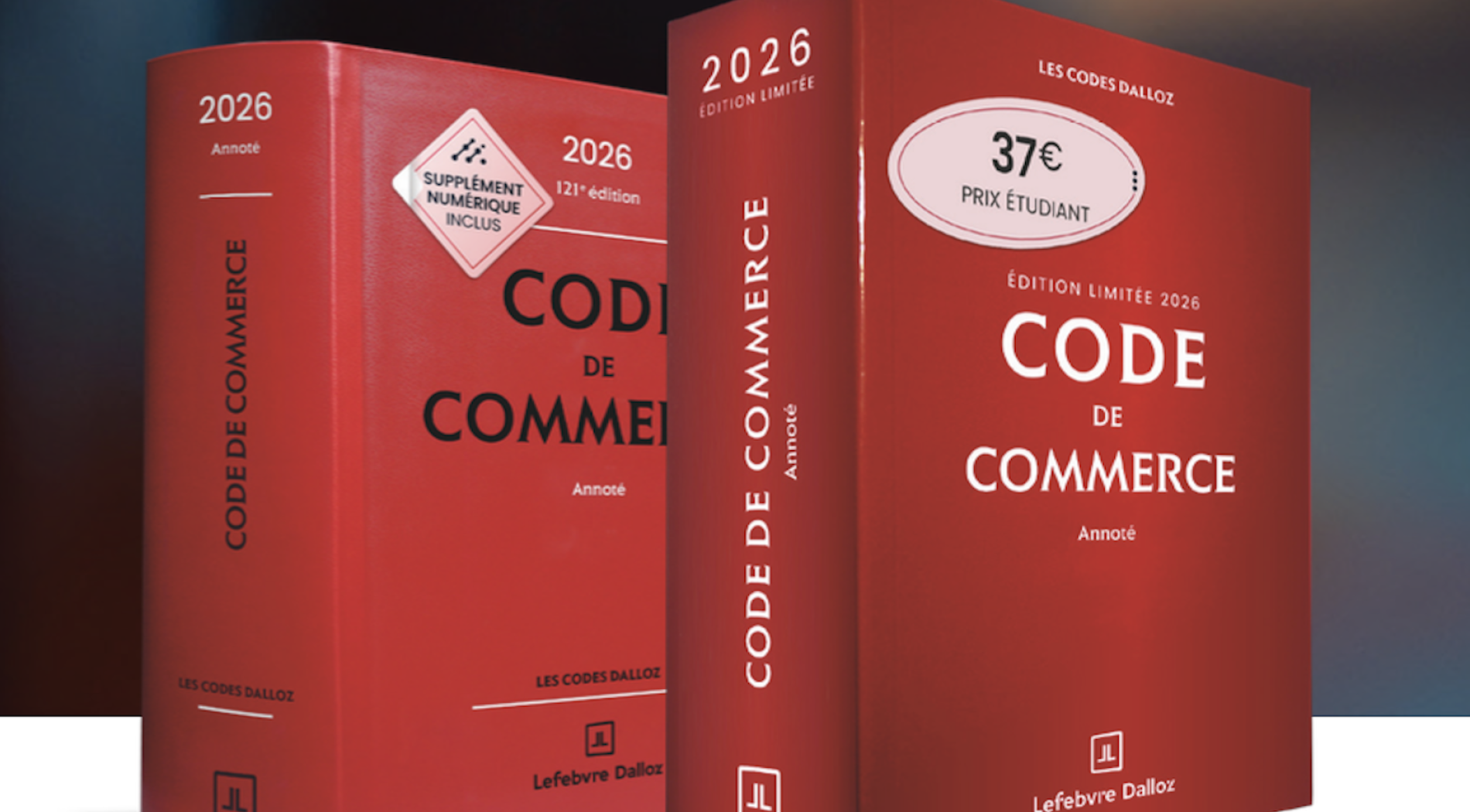 Illustration de l'article Code Commerce 2026 - Dalloz