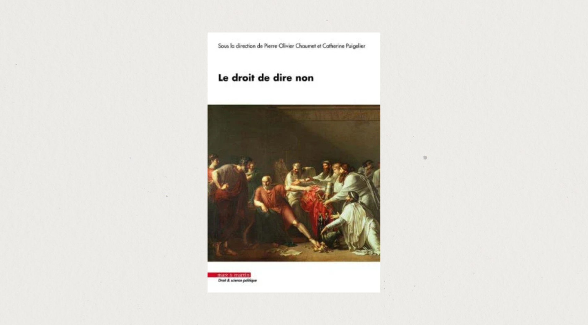 Illustration de l'article Le droit de dire non