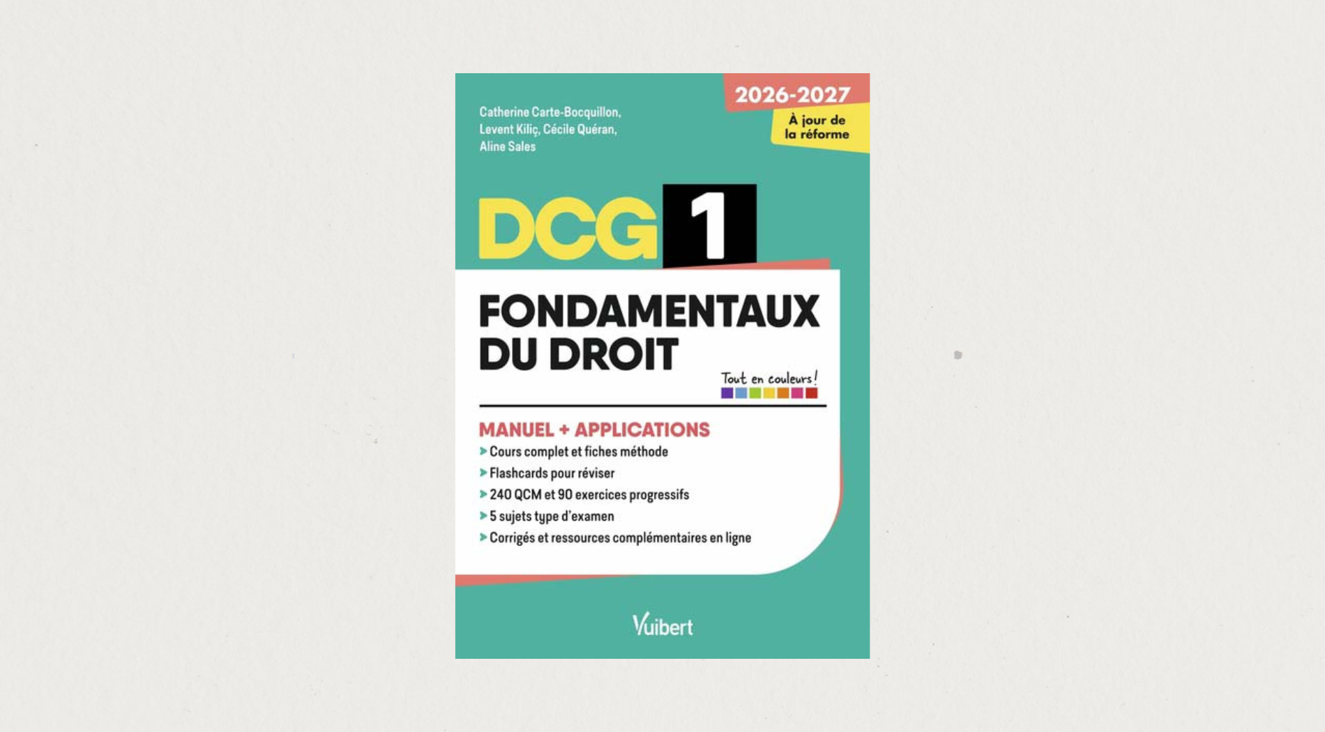 Illustration de l'article DCG 1 fondamentaux du droit : manuel + applications 2026-2027 